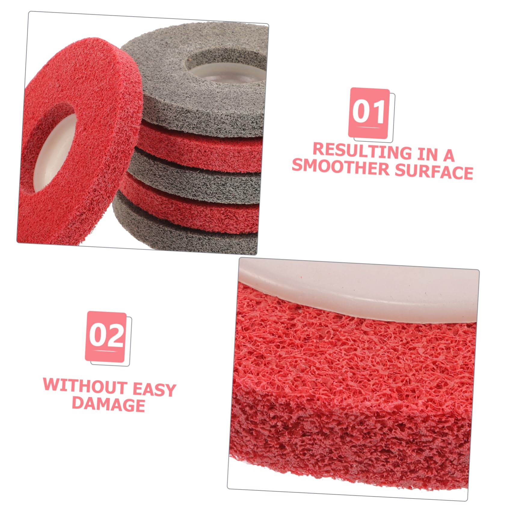 30pezzi Nylon Fiber Buffing Wheels Dischi Per Lucidatura Angolari Ruote Nylon Per Smerigliatrice Lucidatura Versatile Per