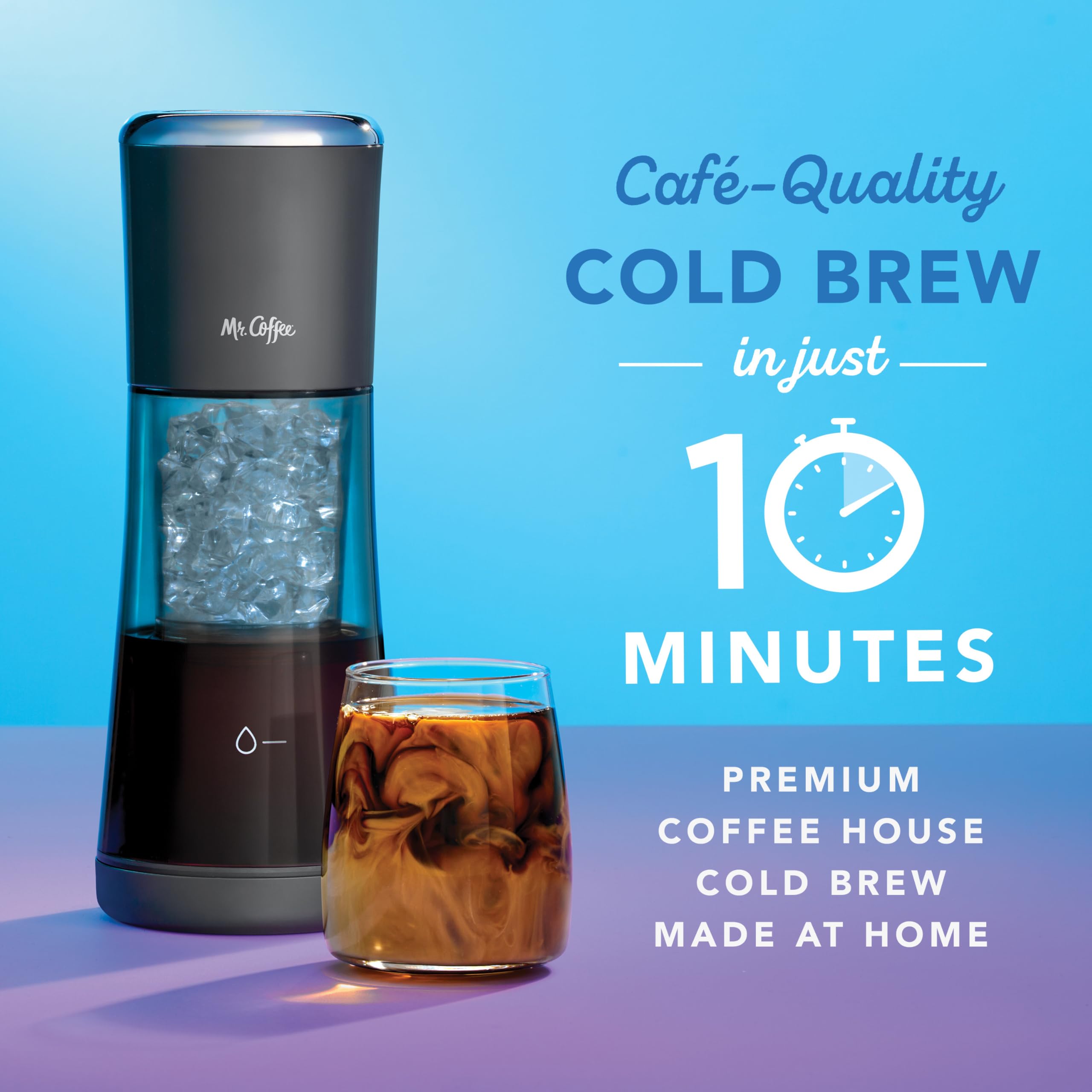 Mr. Coffee® Express Cold Brew Coffee Maker, 10-Minute Cold Brew Coffee Machine, Sake Product Image 2