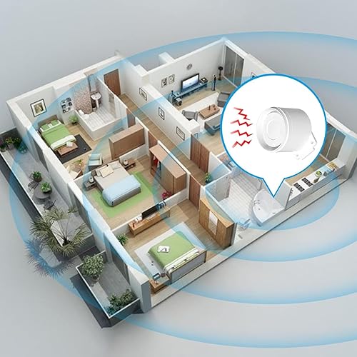 Miniatura 4 de Bocina de sirena de alarma inalámbrica, sirena fuerte de 126 dB, interiorexterior, blanco, compatible con sistema de alarma GRSICO de 3 generación