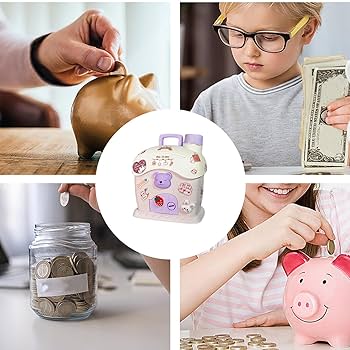 Amazon.co.jp: かわいい貯金箱、家の貯金箱 | かわいい貯金箱鍵