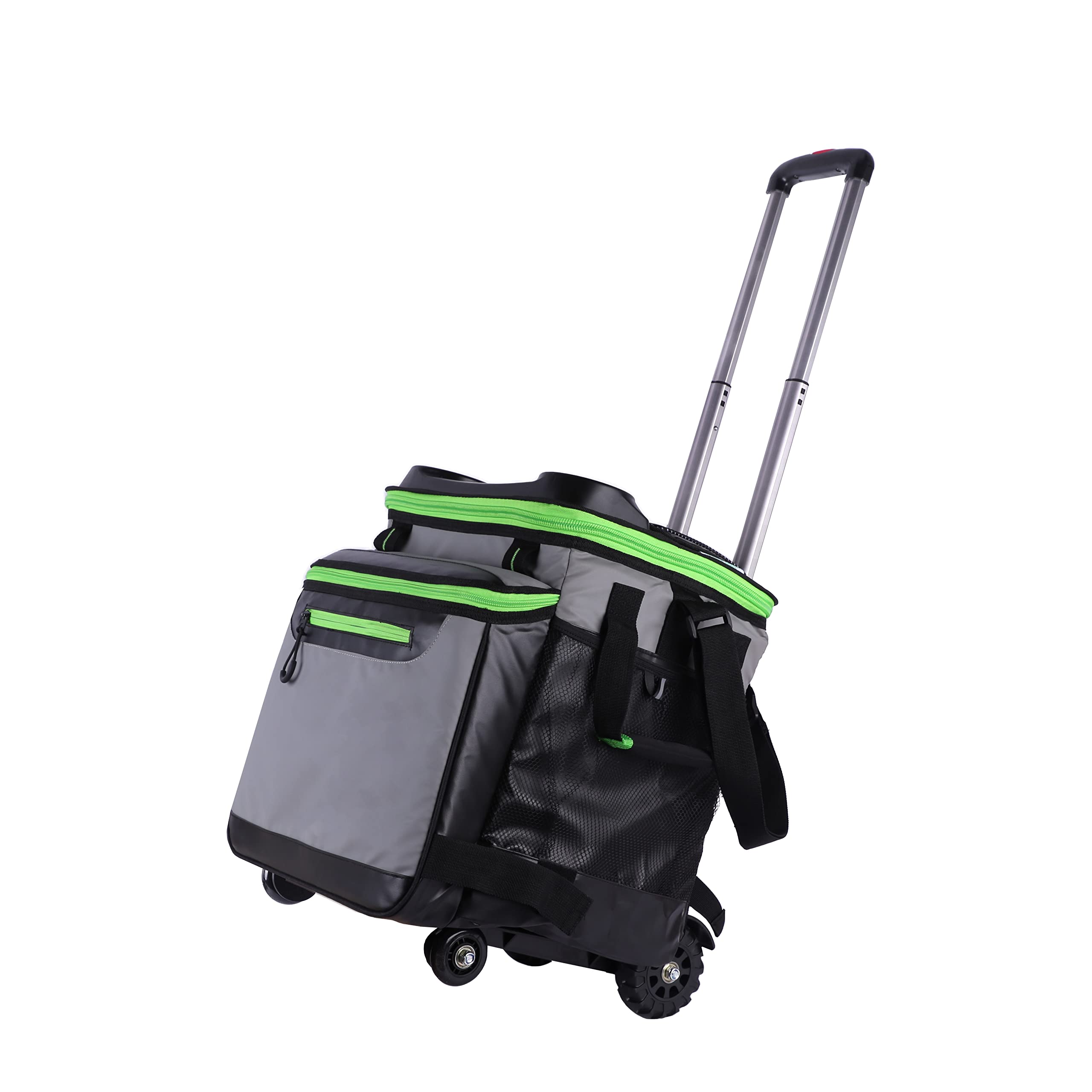 60-Can Soft Cooler With Wheels & Handle - Rolling Insulated Cooler Bag, Leakproof, 36-Hour Ice Retention, All-Terrain Cart