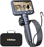 Two-Way Articulating Borescope, Industrial Endoscope with 0.33in Articulated Snake Camera, Video Inspection Scope with Light for Automotive Aircraft Mechanics- 5.5FT