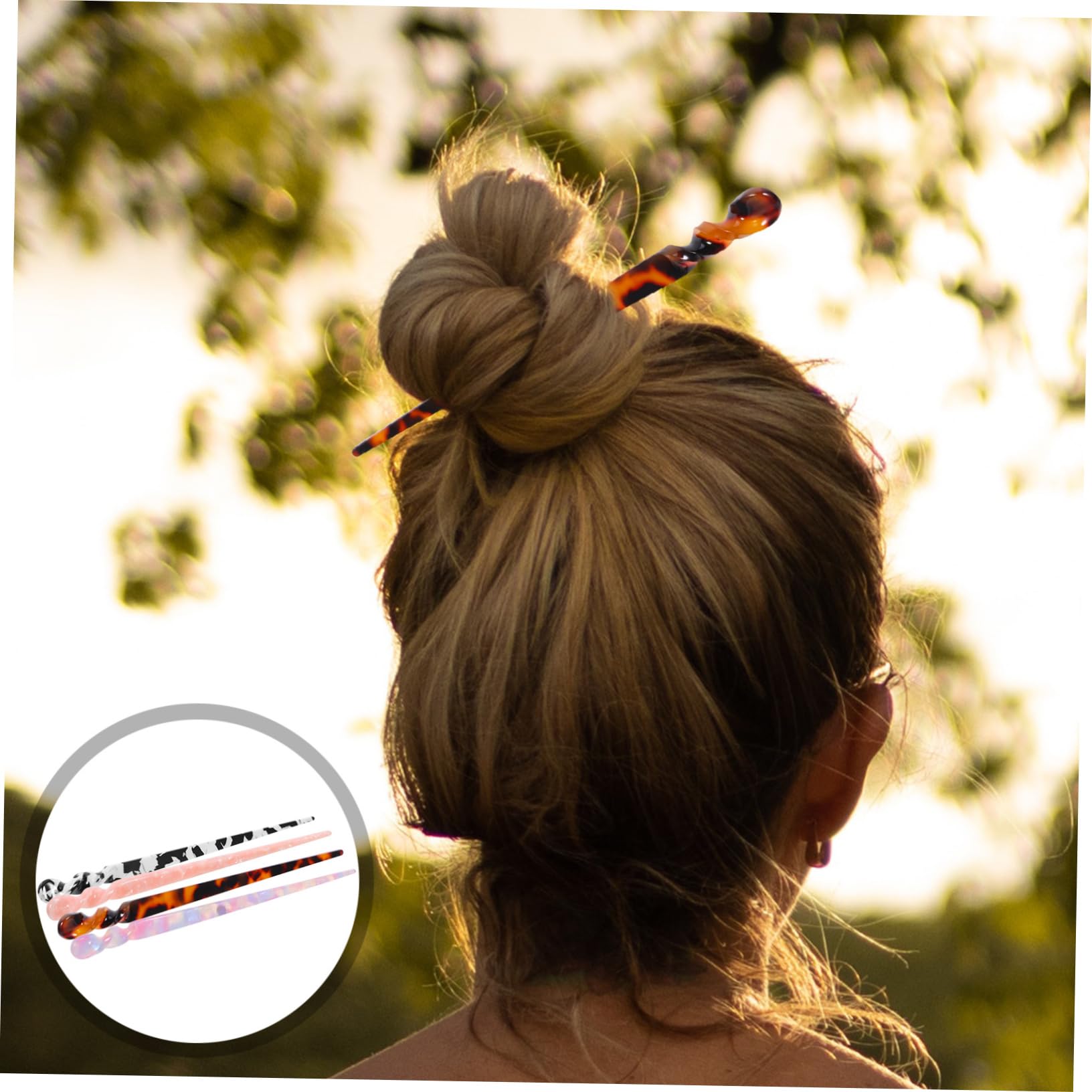 FRCOLOR 20 Piezas Horquilla Chica Palillos Para El Cabello Palillos Para El Cabello Boda Palo De Pelo Nupcial Horquilla De Pelo Chino Palo Para Moño De Pelo Palillos Para El Pelo Largo