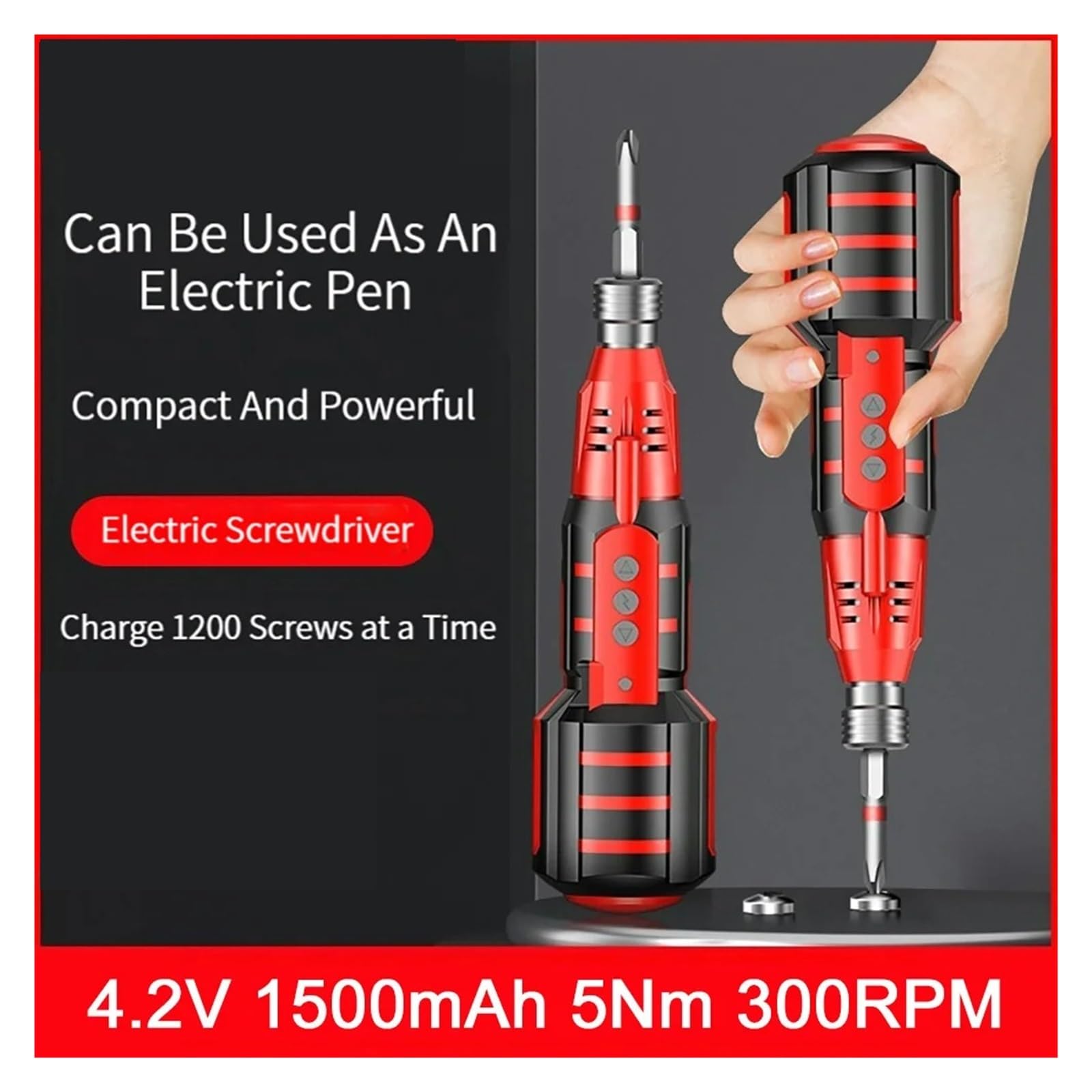 4.2V 1500mAh 5Nm Cacciavite Elettrico Domestico Senza Fili Tenuto In Mano Cordless Ricaricabile Piccolo Lotto Di Batteria Al Litio Senza Sforzo E Multifunzionale(Package B 45PCS Set)