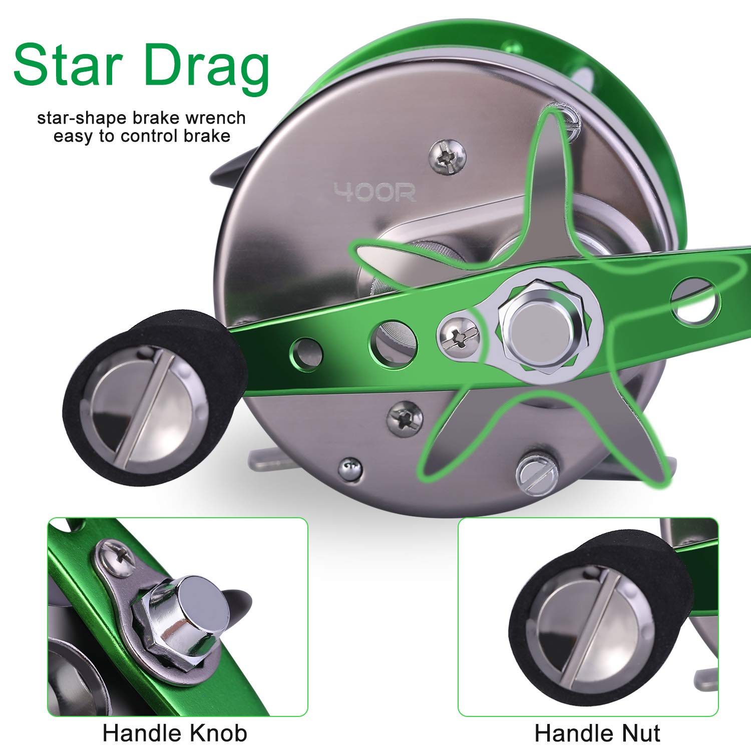 Amazon | Sougayilang コンベンショナルリール ラウンドベイト