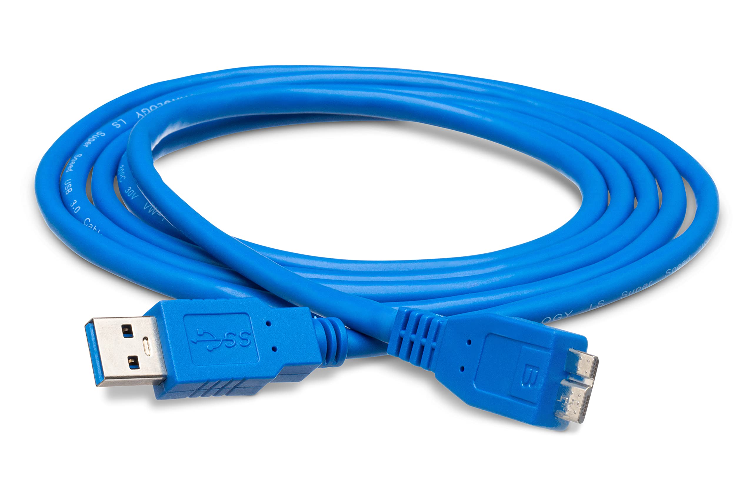Amazon.com: Hosa USB-306AC Type A to Micro-B SuperSpeed USB 3.0 Cable, 6  Feet : Everything Else