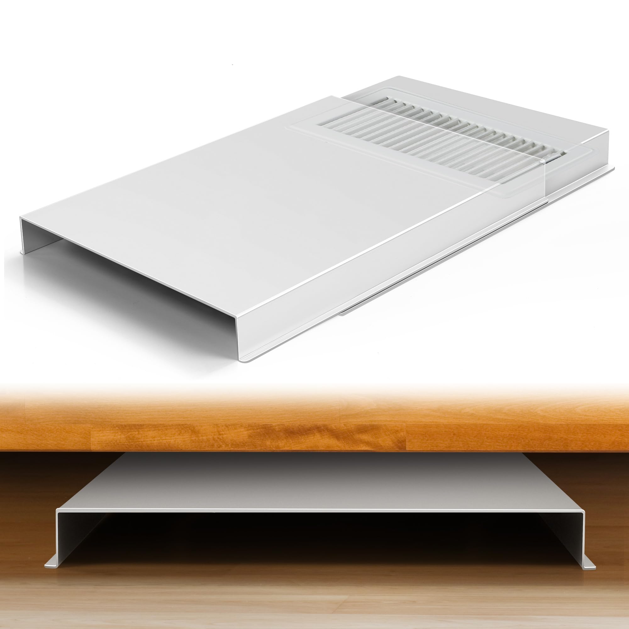 Air Vent Extender for Under Furniture Aluminum Alloy