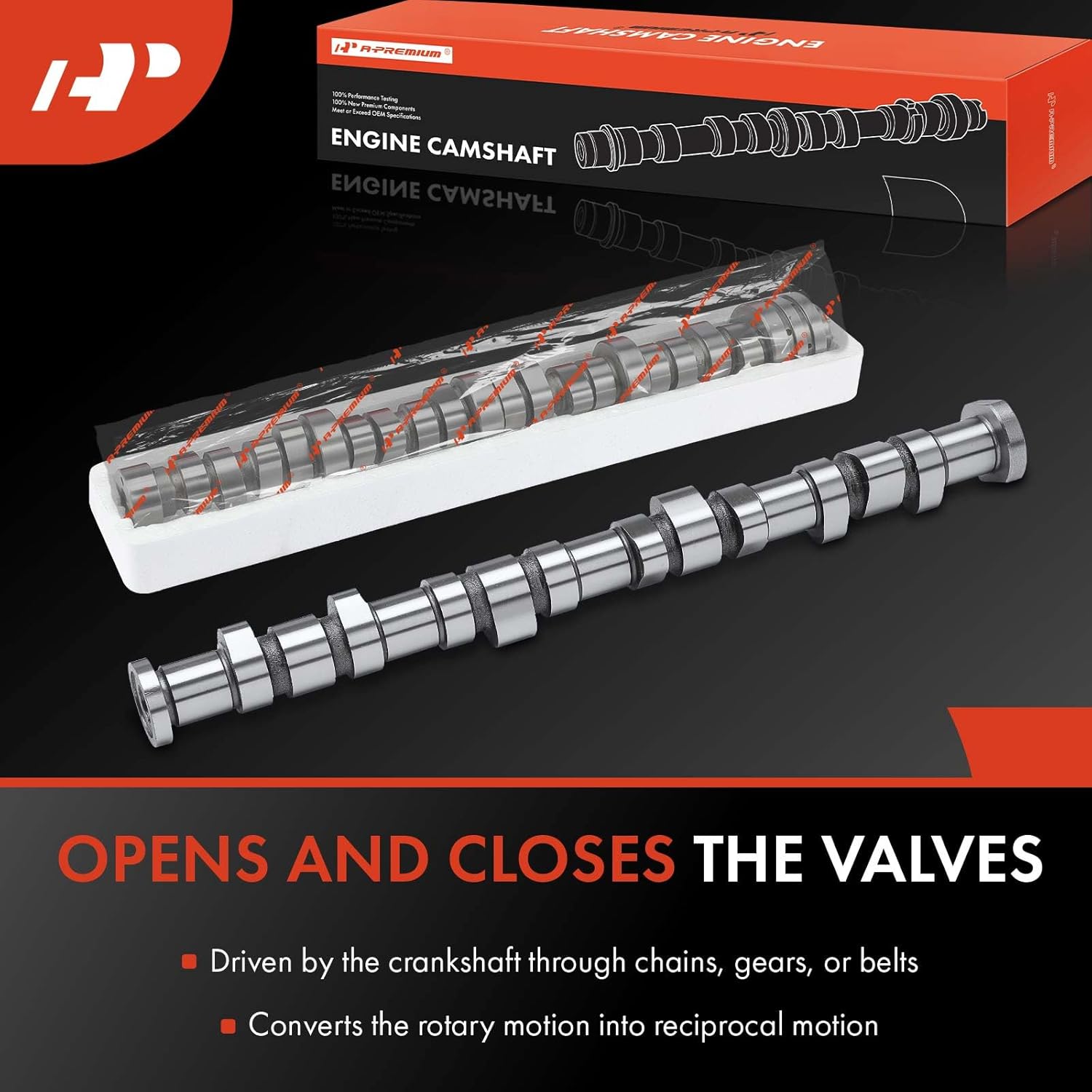 A-Premium Engine Camshaft Compatible with Mini Cooper 2002-2008 1.6L, Replace# 11311485827, CS2590