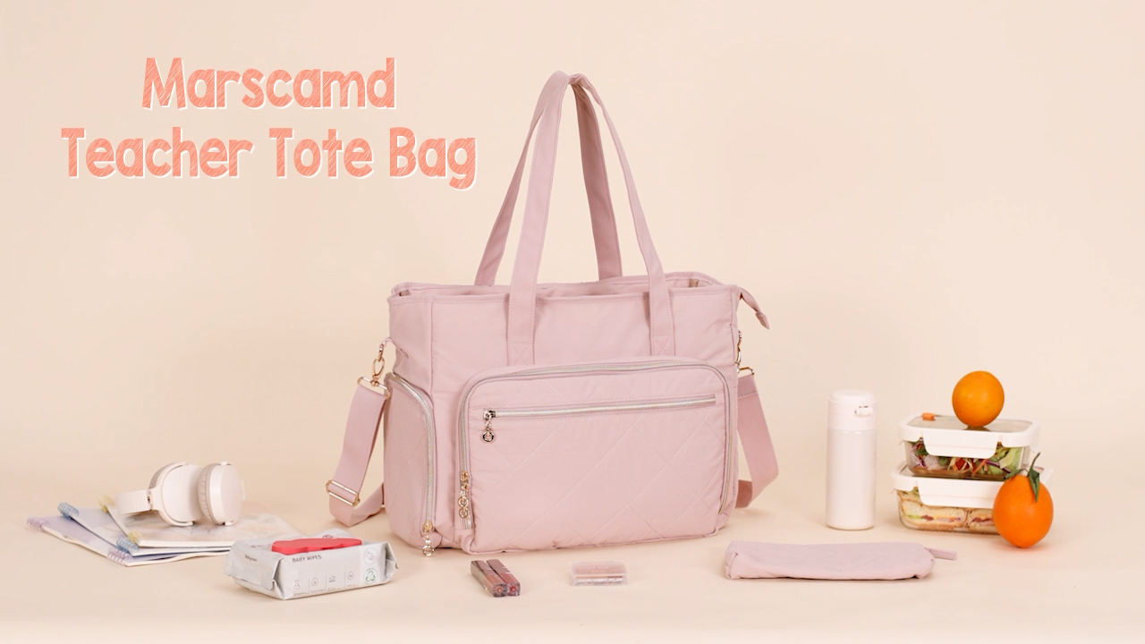 Amazon.com: Marscamd Teacher Tote Bag with Lunch Compartment
