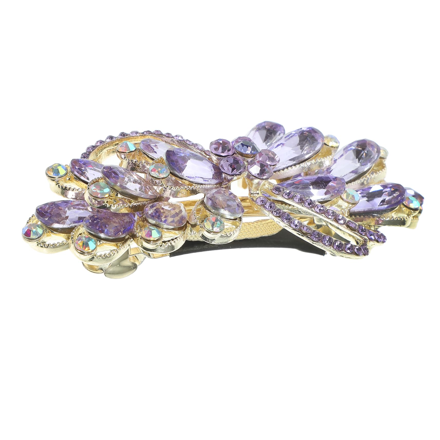 Gogogmee Bride Hair Clips Hair Accessories for Women Rhinestone Hairpin Headdress Pearl Bridal Clip