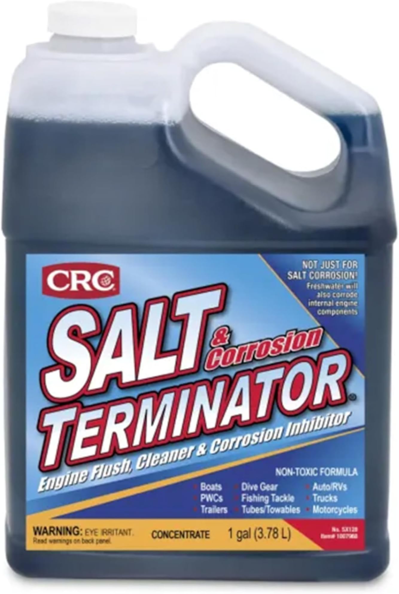 CRC Salt Terminator Engine Flush, Cleaner, And Corrosion Inhibitor, 1 Gallon,...