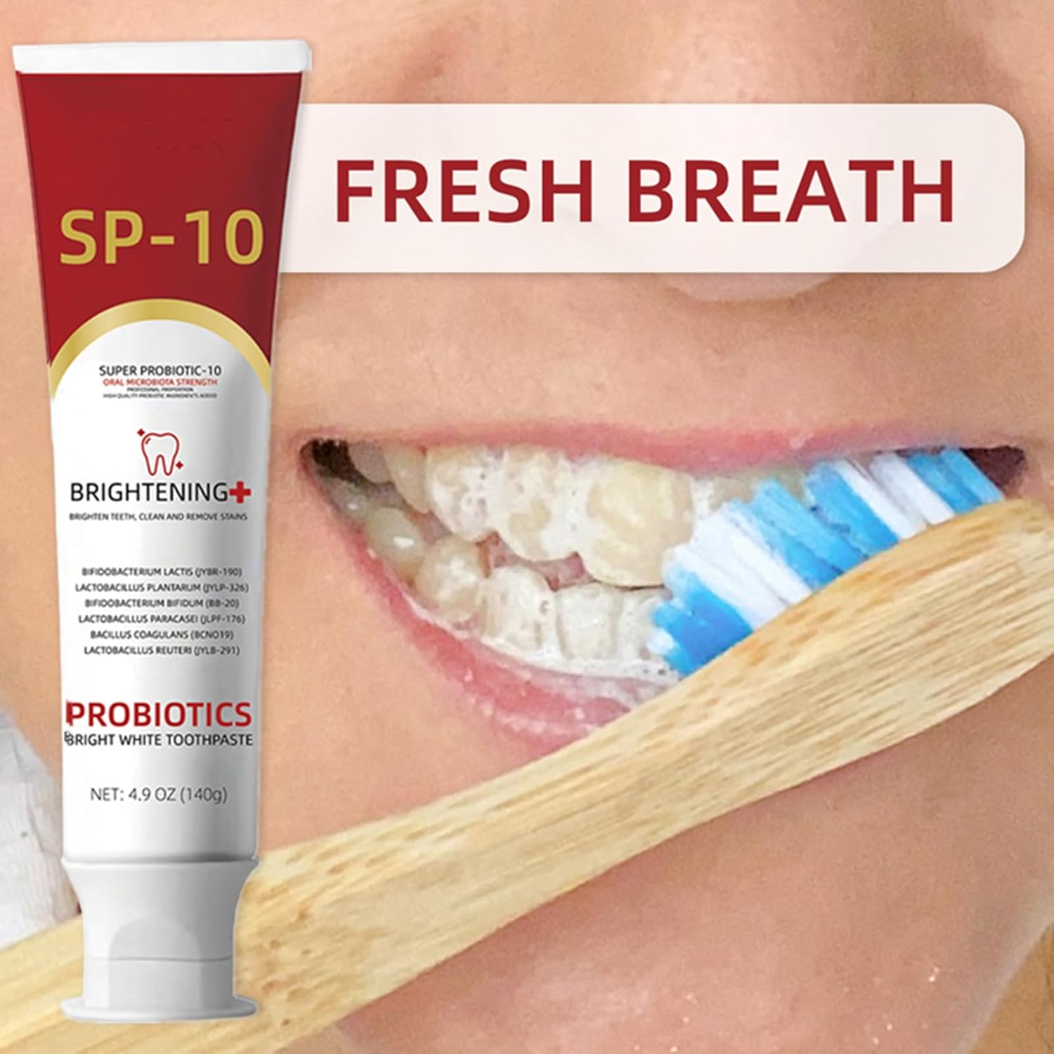 SP-10 Probiotic Toothpaste, 2024 New Upgraded Sp10 Whitening Toothpaste, SP-10 Toothpaste for Fresh Breath, Strong Teeth Protection, Lastest (4)