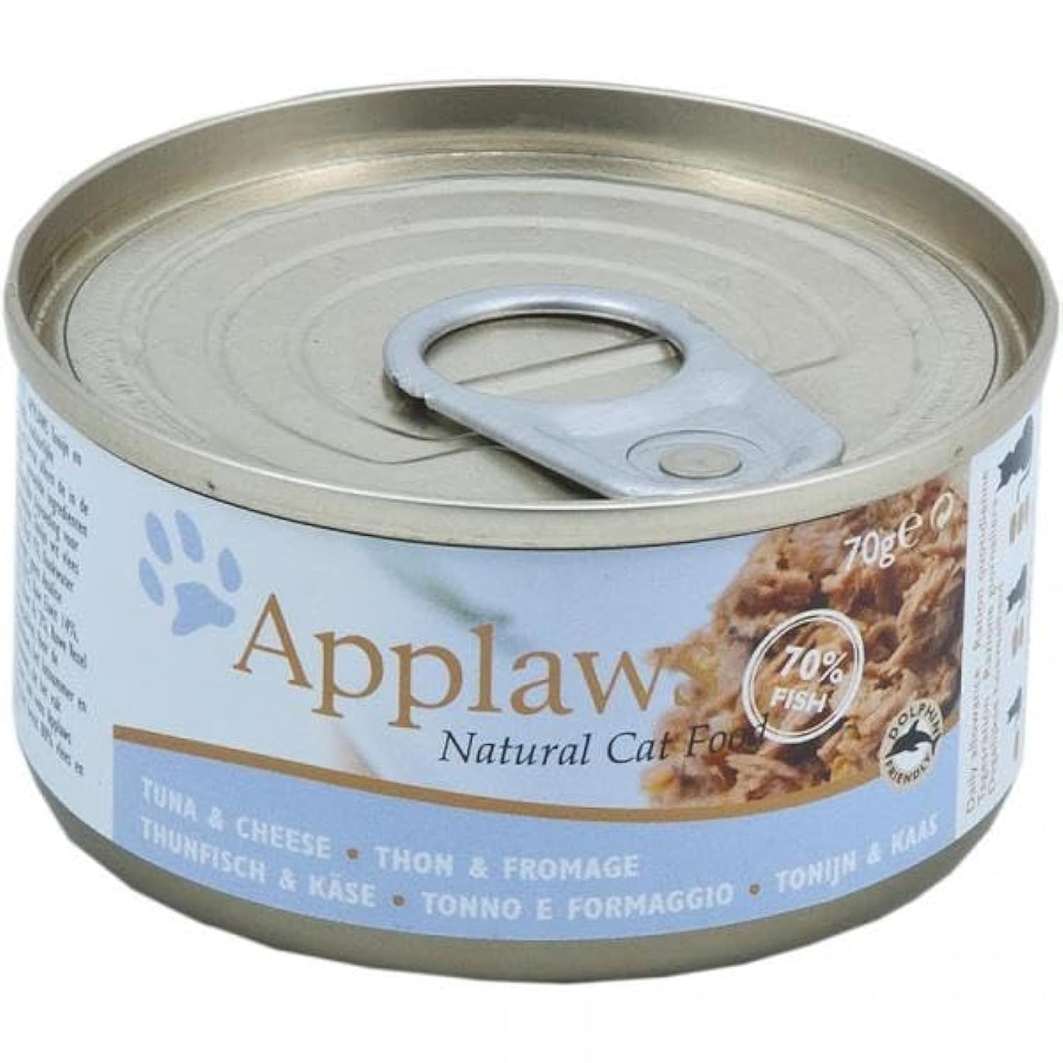 Applaws Nourriture Boîte pour Chat Filet de Thon/Fromage 70 g