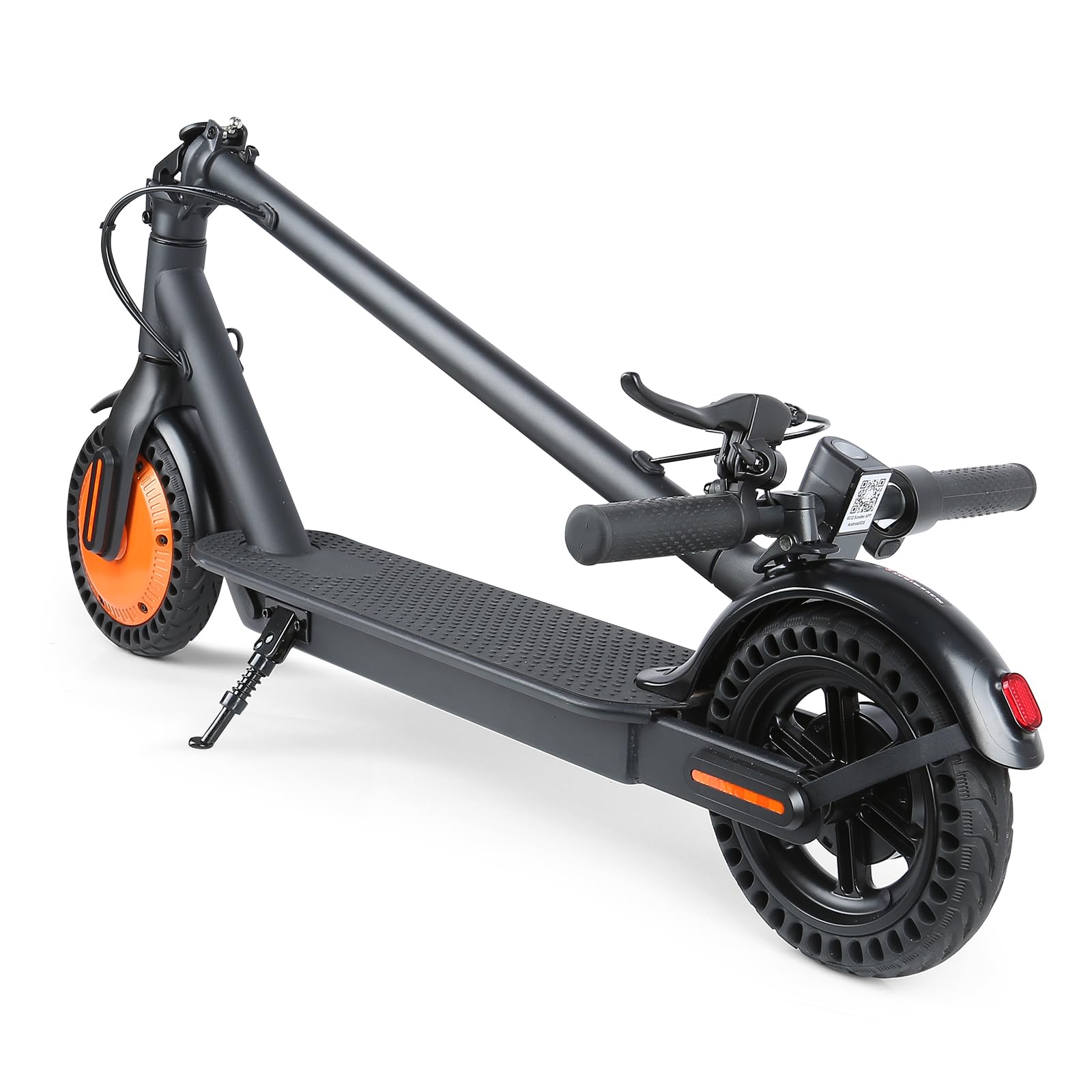 Trottinette Électrique Adulte,Autonomie 20km,Pneu Plein 8,5,Moteur 350w,3 Modes+Cruise,Double Freinage,Offrir des Cadeaux,Aller à l'école/Travailler/Camping-Noir