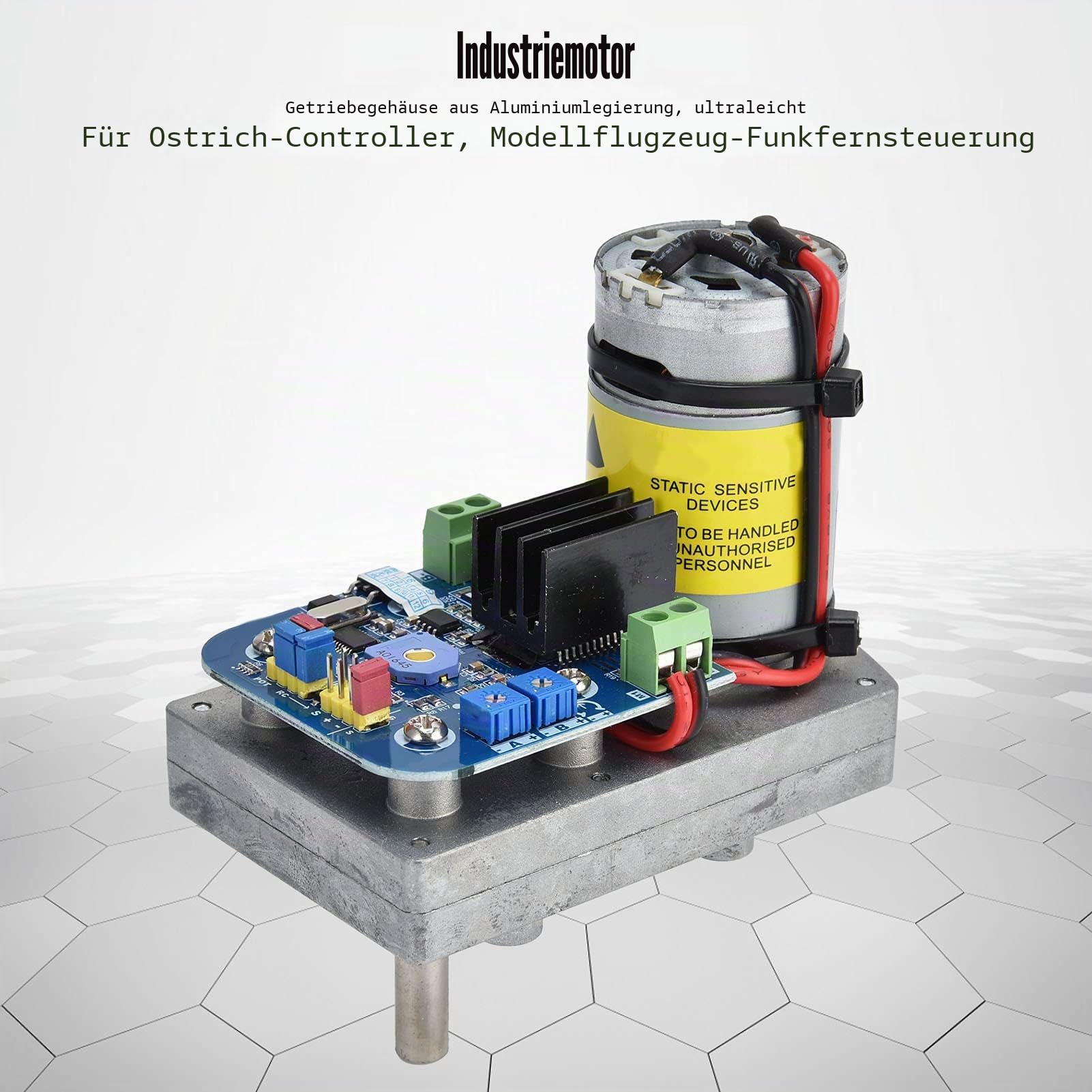 Servomotor, Servomotoren mit hoher Torsion 300° Drehwinkel 12V ~ 24V Aluminiumlegierung für Modellflugzeug-Funkfernbedienung