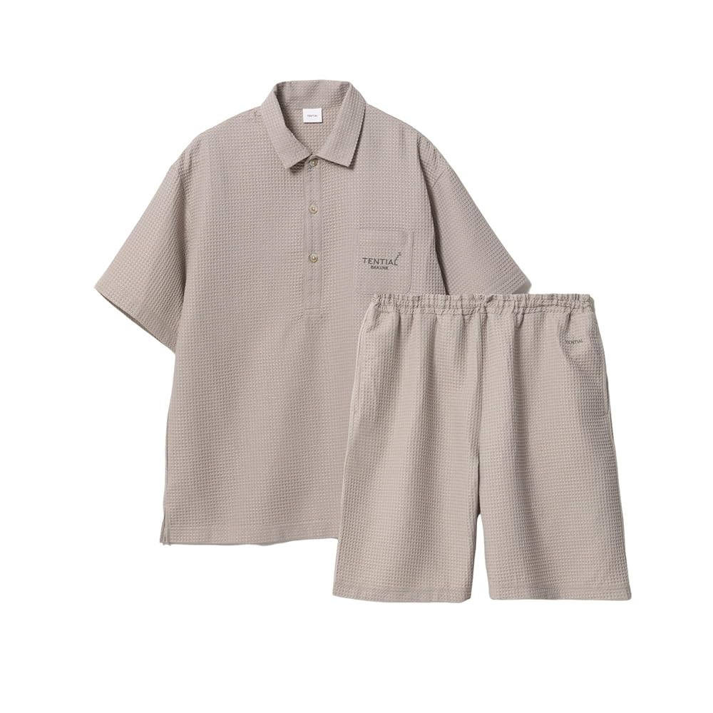 BAKUNE Pajamas DRY short sleeve shirt上 BAKUNE Pajamas Dry 上下セット（半袖シャツ・ショートパンツ