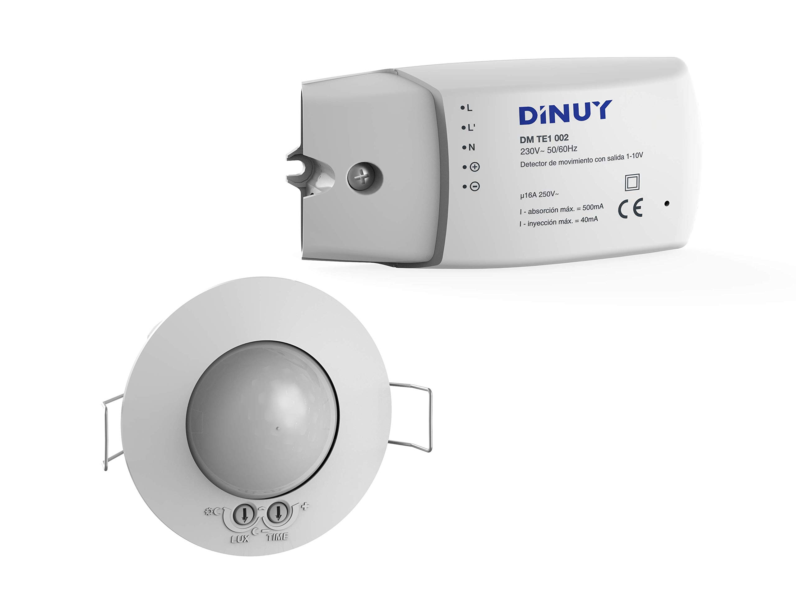 Détecteur encastrable Dinuy pour résoudre les variations de lumière
