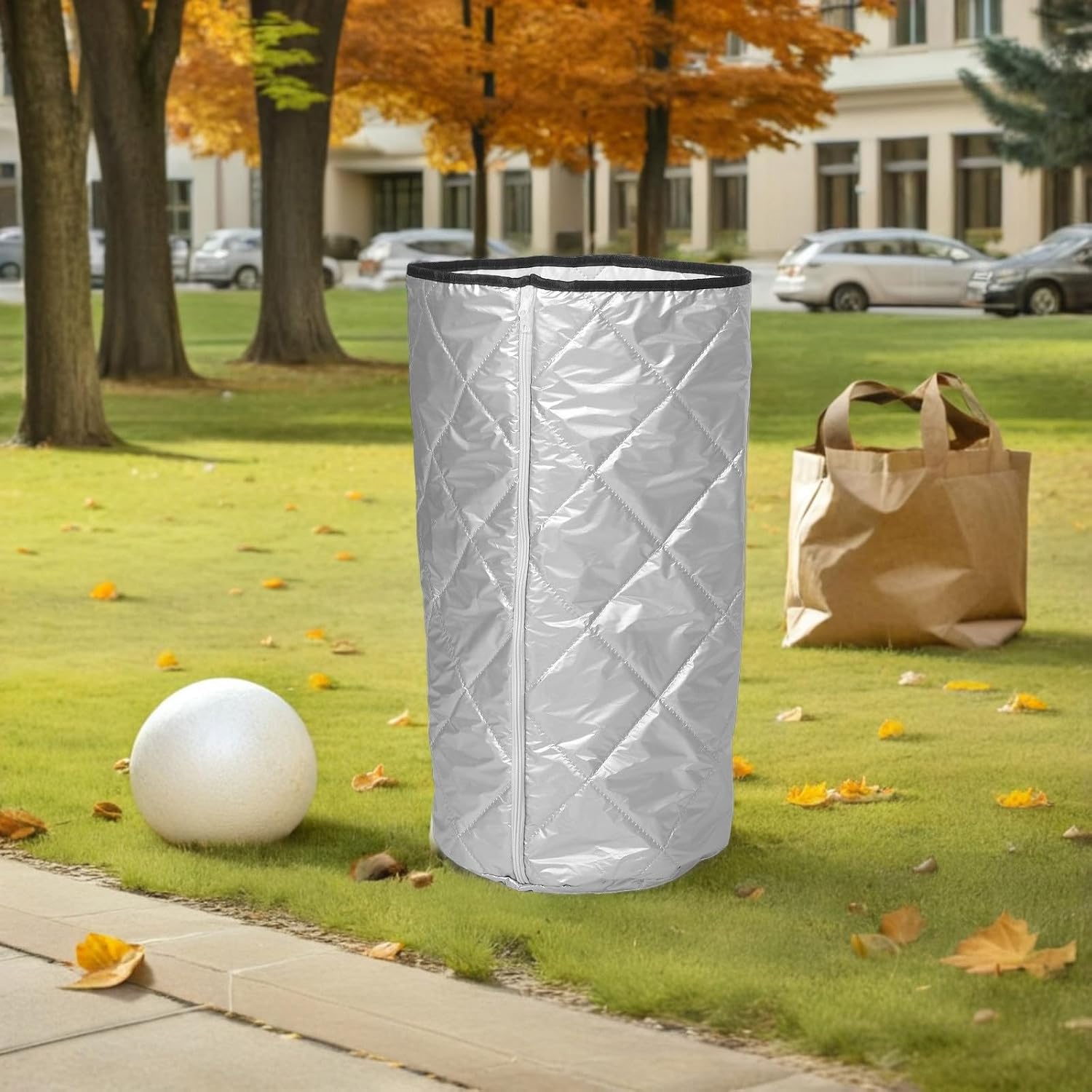 Propane Tank Cover Oxford Cloth Padded Insulated for Camping