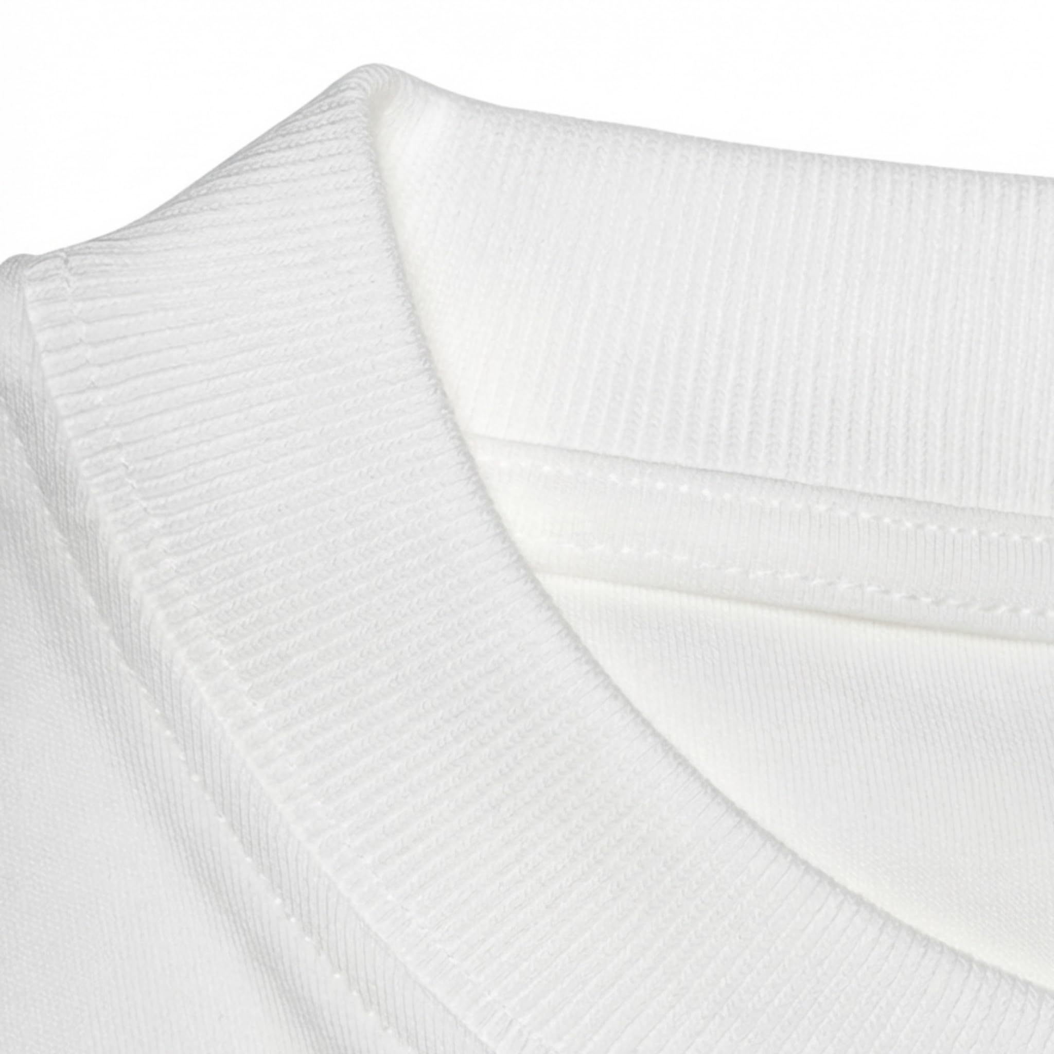 Maglietta bianca Basic da donna, 100% cotone, taglio pulito, bianco, vestibilità regolare in cotone, 290 g/m²