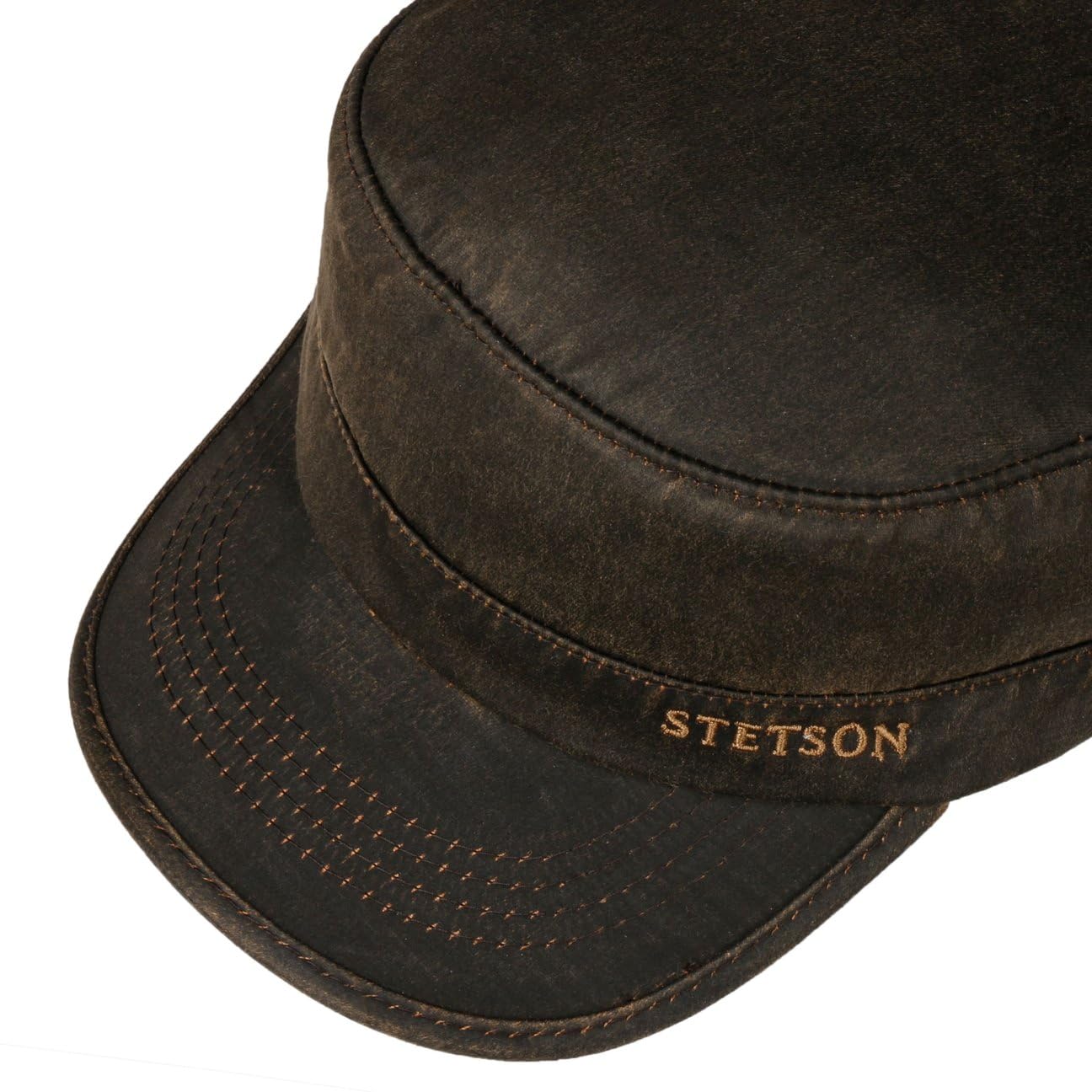 Stetson Casquette Datto Winter Army Homme - de Militaire pour avec Visiere, Doublure, Ferme a l’Arriere, Doublure Automne-Hiver Hiver