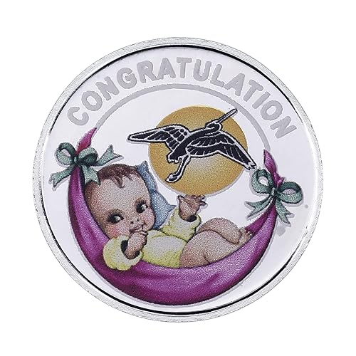 Ananth Jewels BIS Hallmarked Pure Silver Coin 10 grams Baby on Pink Cloth