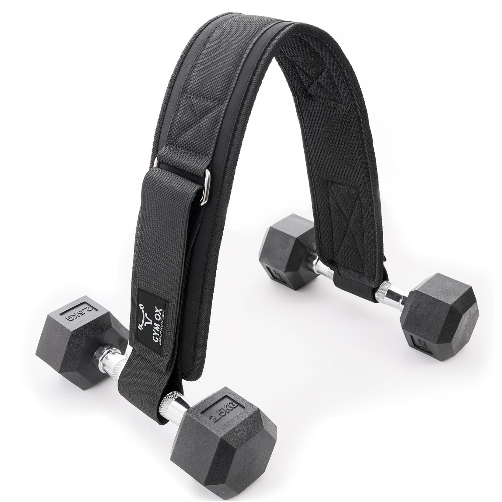 Exercise Hip Thrust Belt for Dumbbells Heavy,Hip Thruster, Dumbbell Hip Thrust Belt for Weights Hip Thrust Bar,Booty Belt for Hip Thrust Black