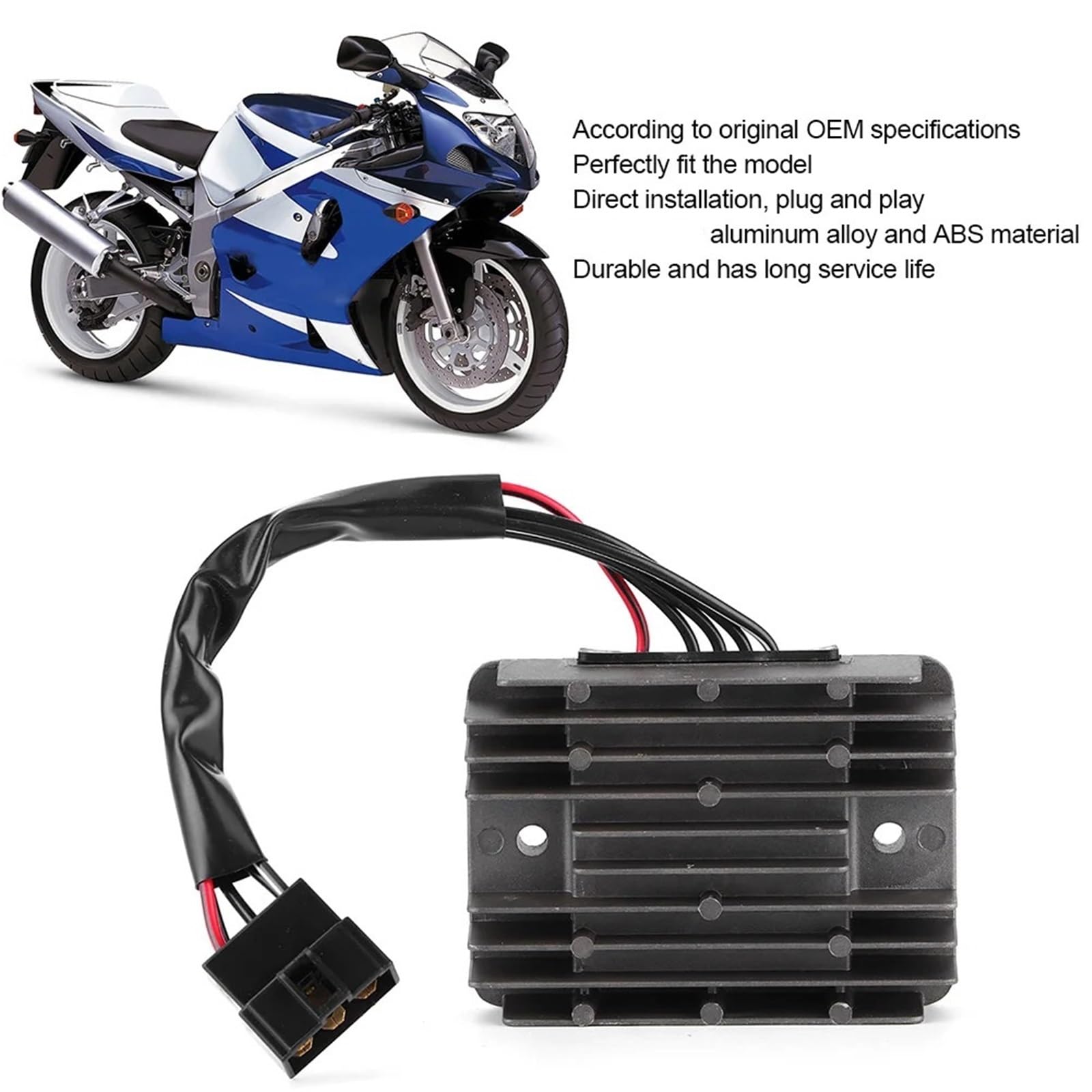 Prostownik Napięcia 32800-33E20 Regulator Napięcia Prostownika Pasuje Do Suzuki GSXR GSF 600 650 750 1000 1250 Akcesoria Samochodowe Prostownik