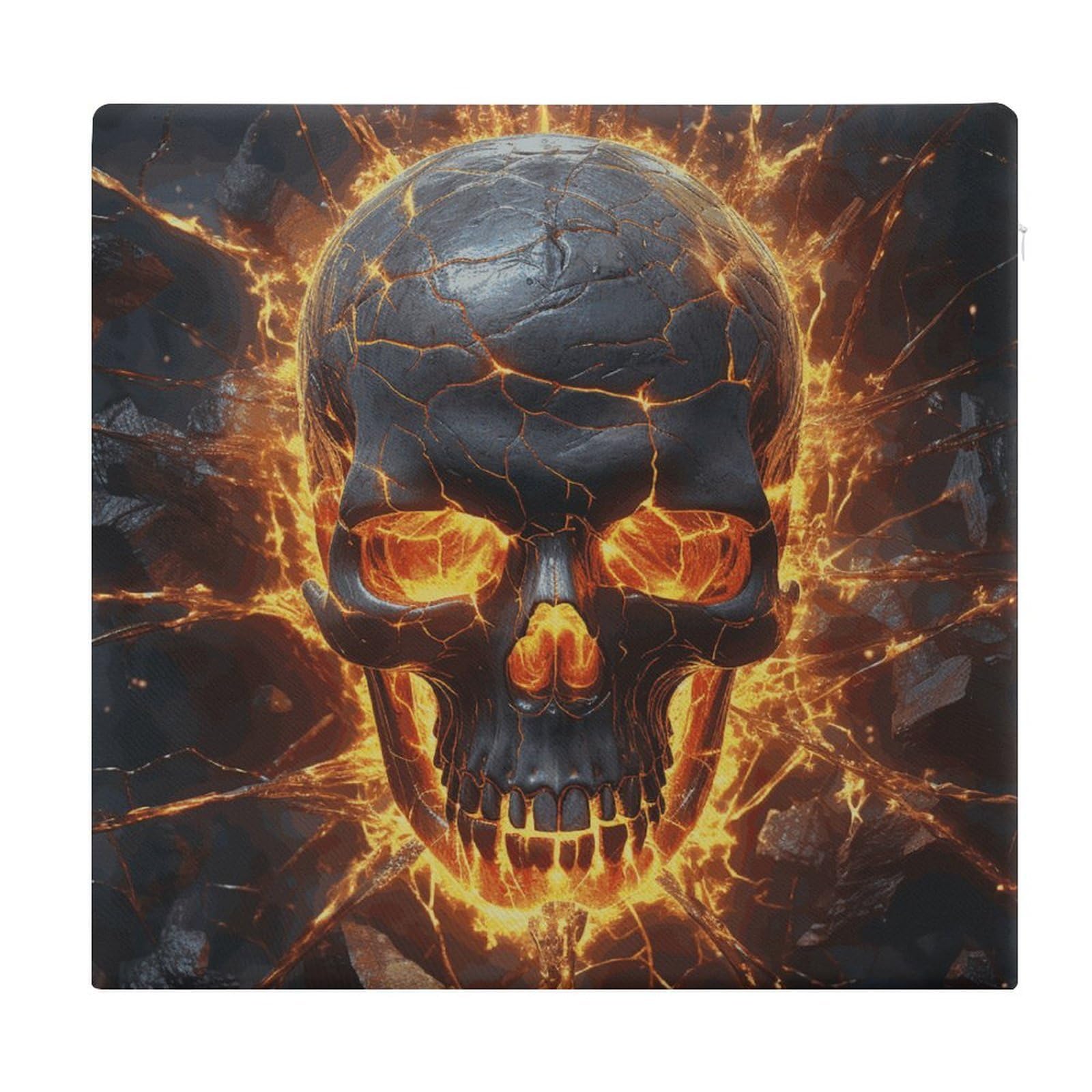 Adfgyerh Style Shattering Of Skull Cushions Memory Foam For Adults, Seat Cushion Chair Pads Soft, Square Pillows For Dining, Kitchen, Office, Patio Chairs