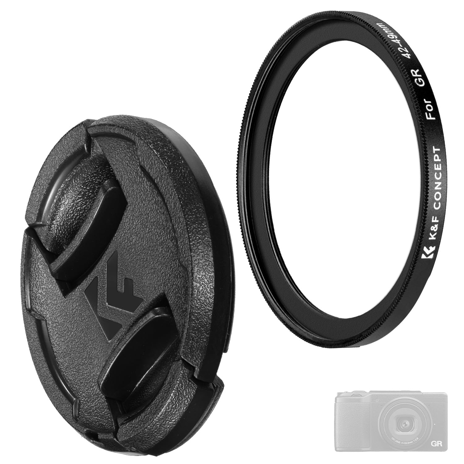 Amazon | K&F CONCEPT アダプターリング ステップアップリング 42mm
