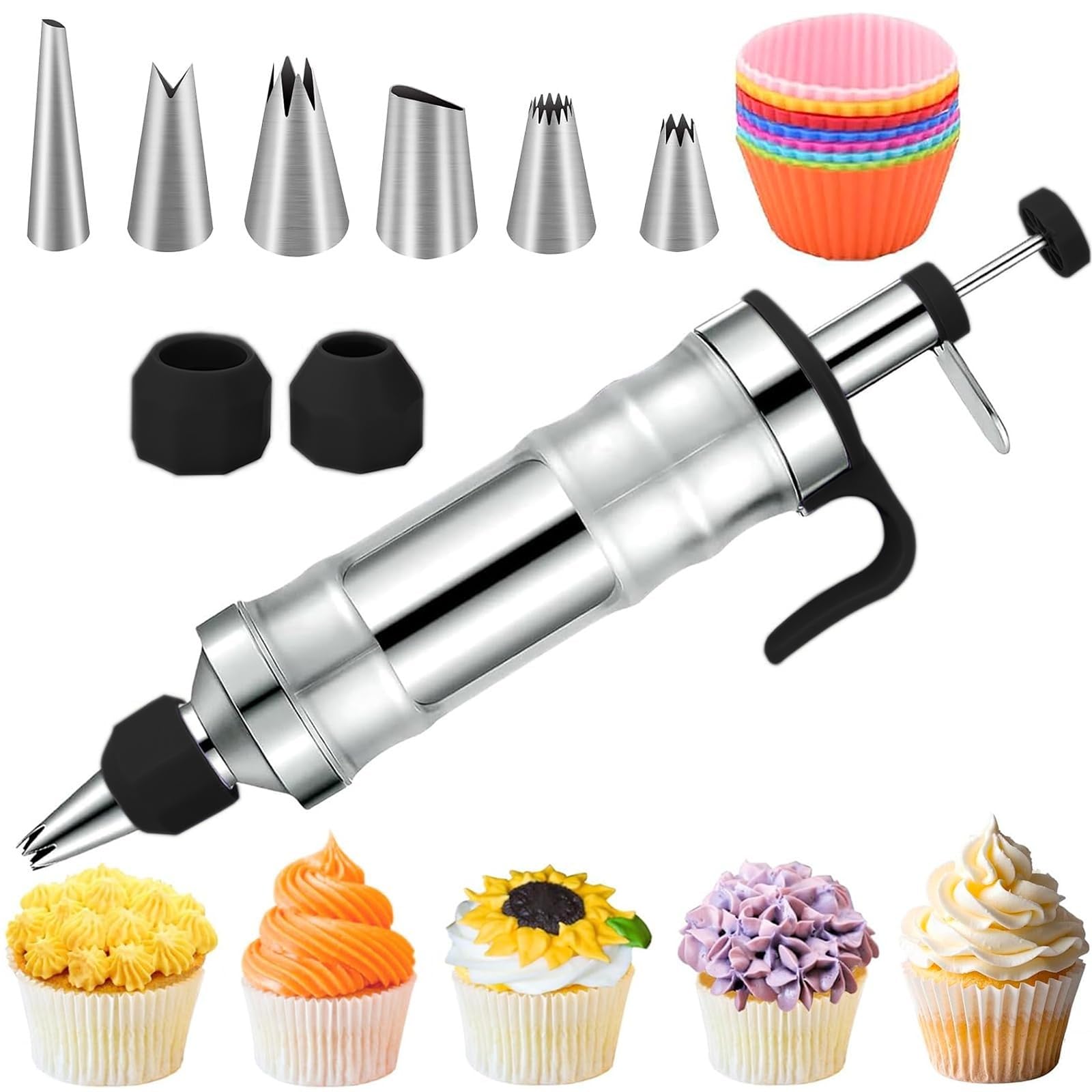 Ensemble de décoration de pâtisserie 13 pièces, avec pistolets à biscuits et buses, sans danger pour les, ensemble d ' outils pour le gel des gâteaux, fournitures de cuisine familiale