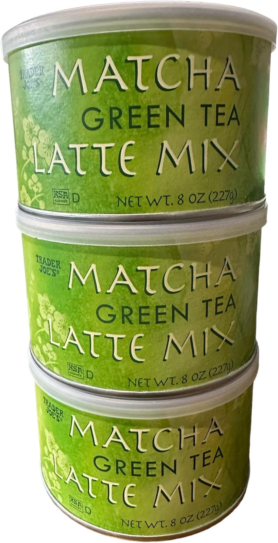 Trader Joe's Matcha Green Tea Latte Mix (Pack of 3)