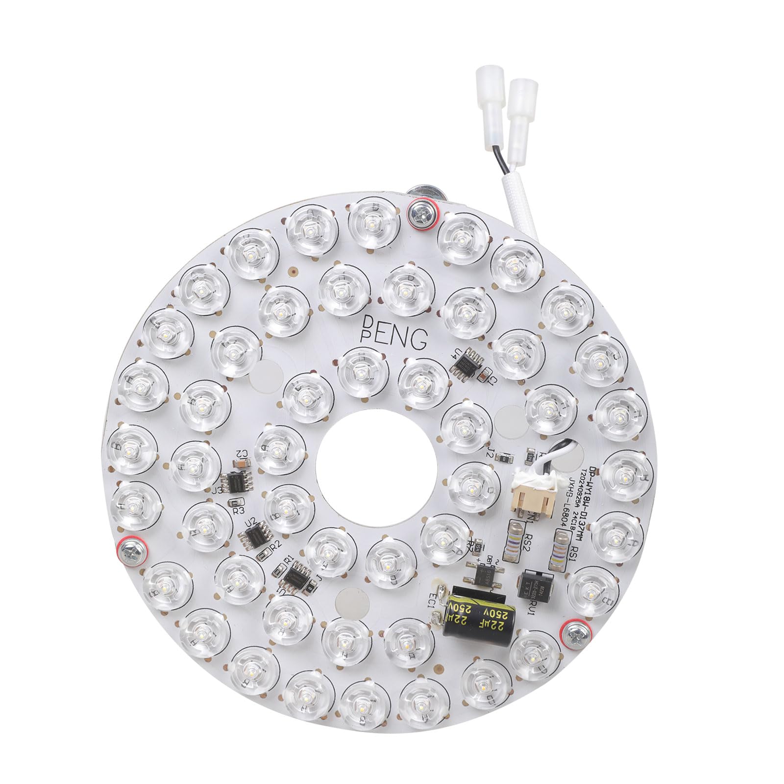 JAMNGHB Aluminum LED Ceiling Fan Light Module 110V Mount Color Dimming Energy Efficient Color Dimmable Ceiling Fan LED Light Module