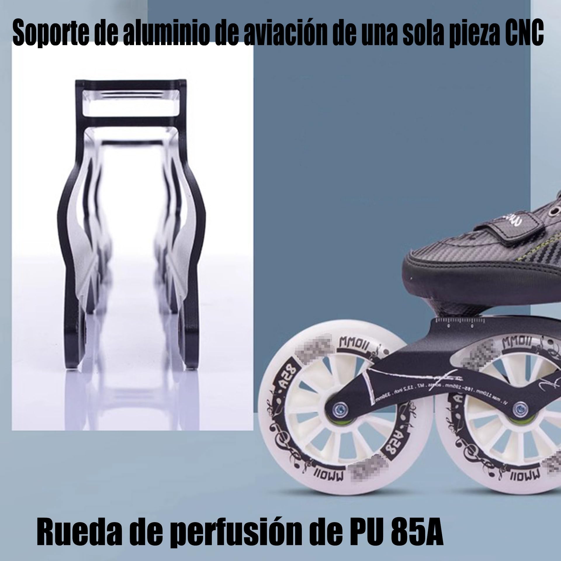 Patines En Línea para Adultos, Patines Profesionales De Ruedas Adulto De Fibra De Carbono para Exteriore, para Mujeres Y Hombres, Unisex
