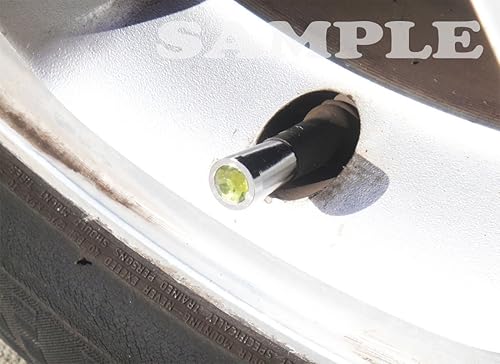 Miniatura 2 de Bling Purple Diamond Crystal Rhinestone Metal Chrome Llanta Llanta Válvula VC-PUF