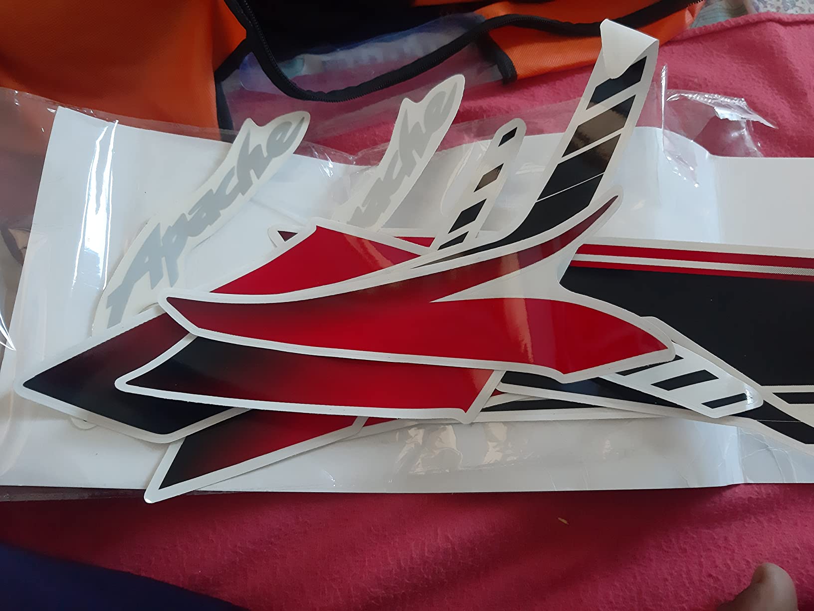 Motorcycle Bike Wrep Stickers & Decals Kit Stickers for Apache RTR 160 ...