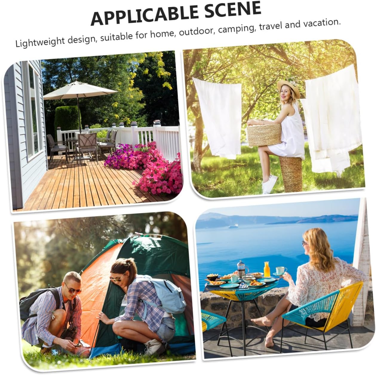 VICASKY Foldable Clothes Drying Rack White Single Layer Multipurpose Socks Bras Towels Underwear Holder Windproof Balcony Laundry Hanger for Indoor Outdoor Use