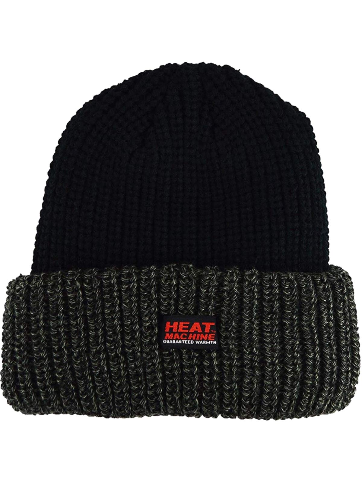Heat Machine Adults Thermal Lined Hat 4.3 Tog Rating Plain Black