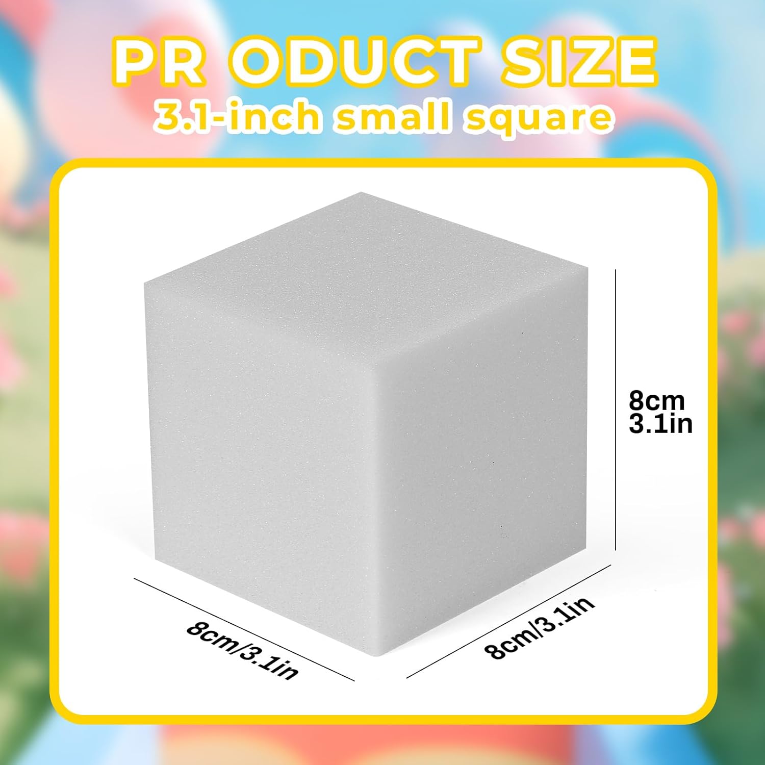 100PCS 3 Inch Soft Foam Blocks - Educational Toys for Toddlers, Colorful Stacking & Sorting Cubes, Building Blocks for Preschool Classrooms, Daycare Sensory Play (Light Grey)