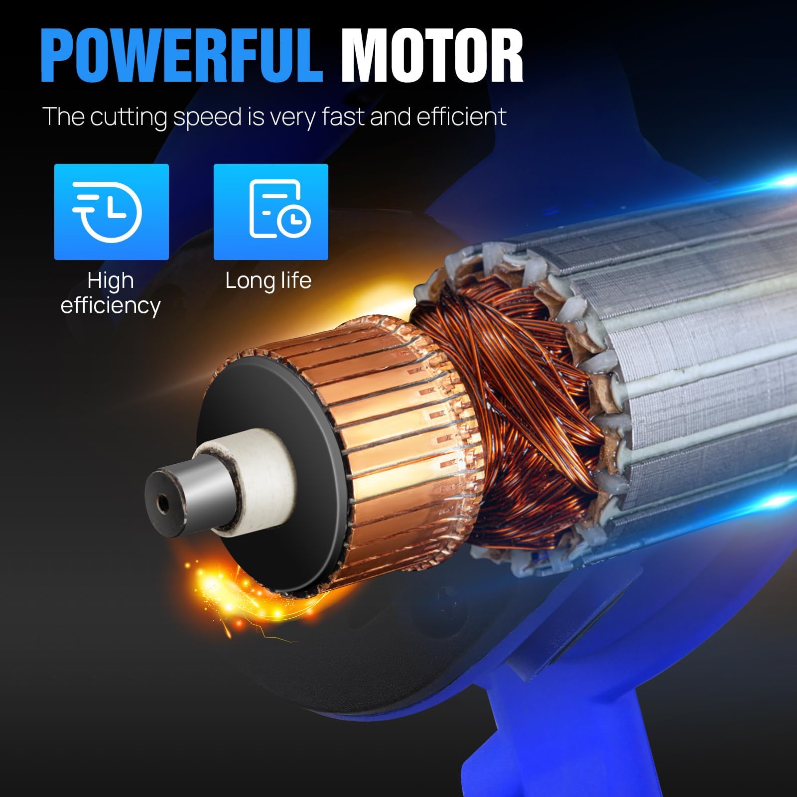 Banas Agitatore 2600W Agitatore per malta, Agitatori manuali a 6 livelli Agitatore per miscelatore Agitatore per malta Calcestruzzo, Blu; Durevole e adatto a un'ampia gamma di materiali