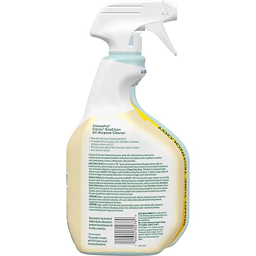 Miniatura 12 de CloroxPro Clorox EcoClean - Botella de spray limpiador multiusos, 32 onzas líquidas, paquete de 9