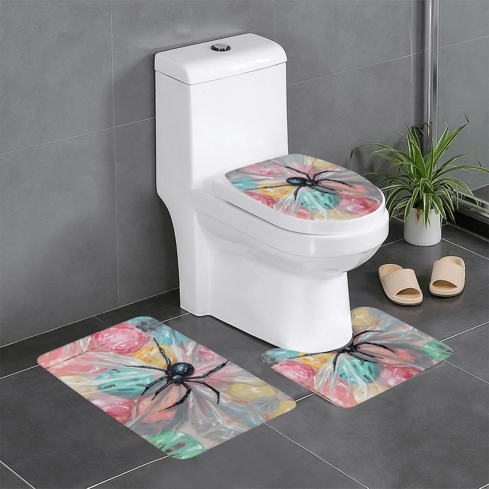 Tapis de bain en flanelle YYHWHJDE pour réchauffer vos matins