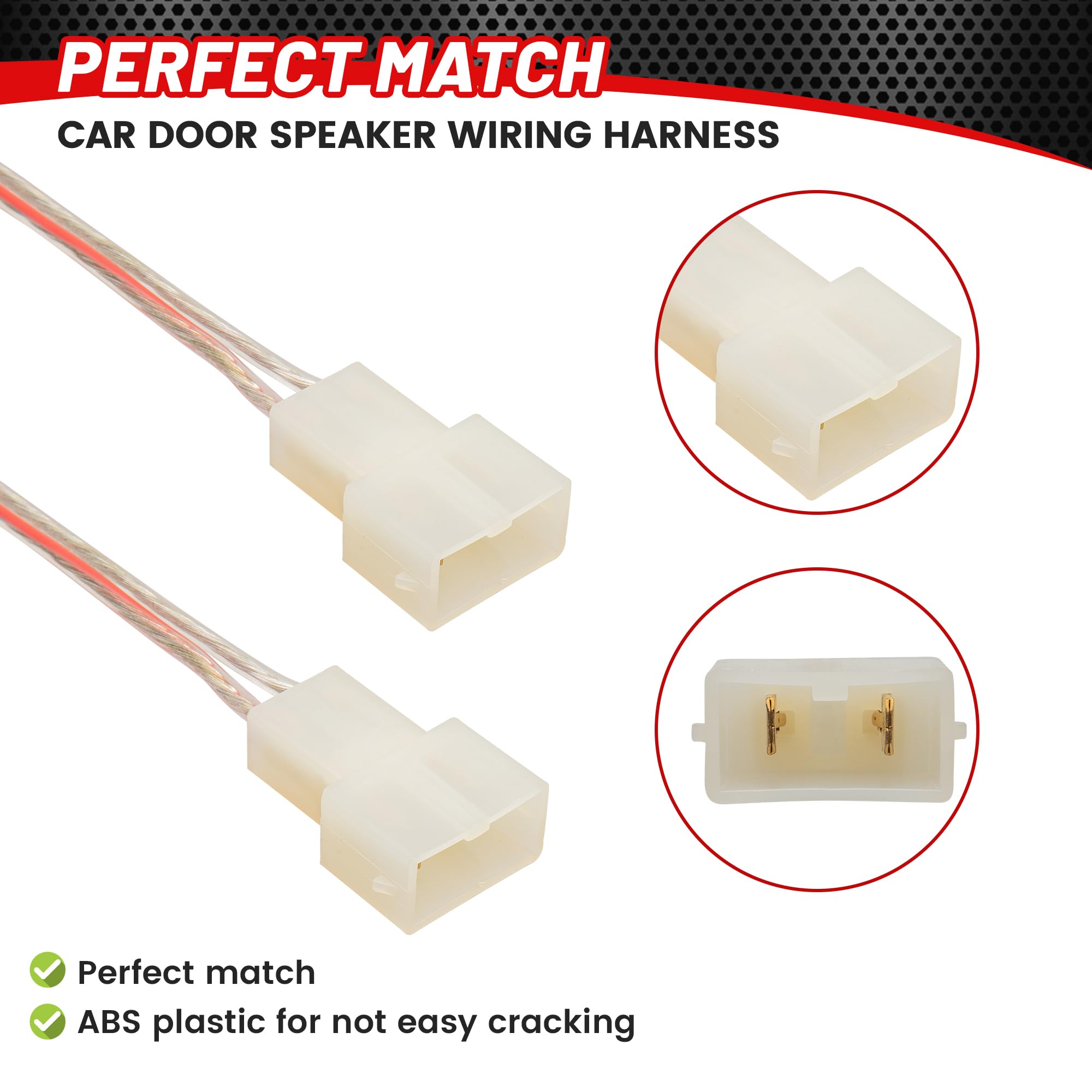 Lautsprecher Adapter Boards Für Honda Civic & Accord - 6.5 Zoll Mit Kabelbaum