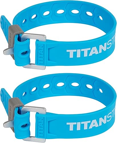 Miniatura 7 de Titan Utility Straps - Juego de correas para organizar cables de computadora, artes y manualidades y cañas de pescar (10 pulgadas de longitud4