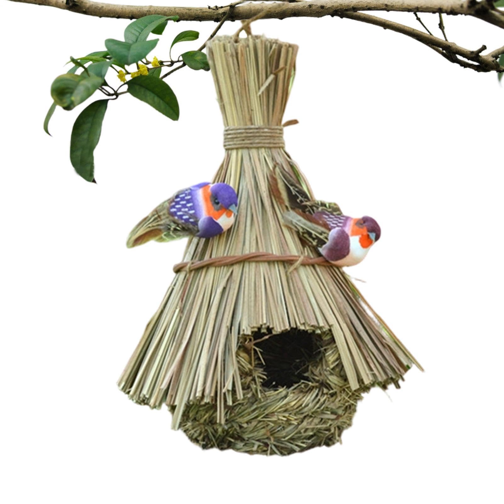 Parakeet Nest Natural Reed Rustic Outdoor Decor