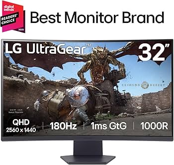 Amazon.com: LG 32GS60QC-B Ultragear 32-inch Curved Gaming Monitor