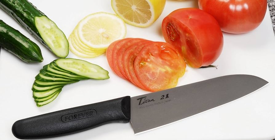 ◆新品未開封◆特許製造技術で作られた抗菌チタンハイブリット包丁／5点セット 710jr5rkxcL._AC_UF894,