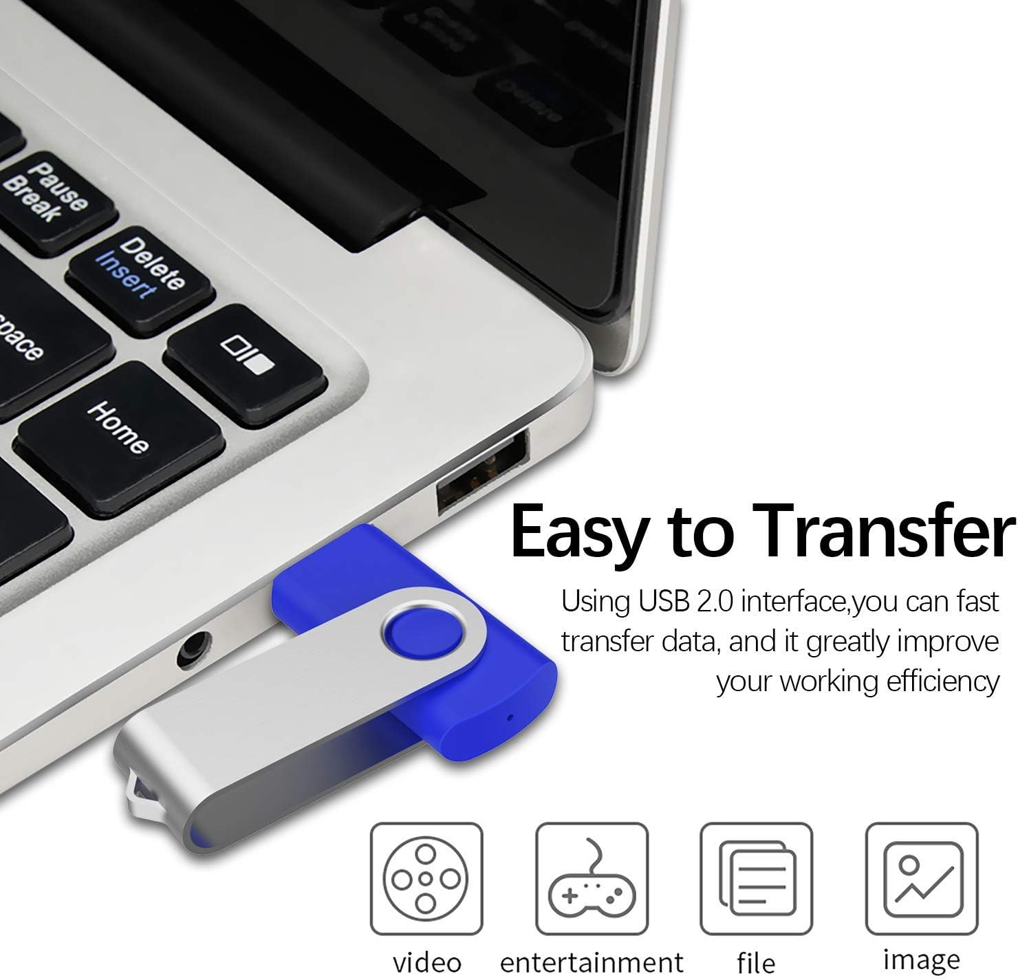 Up To 60% OFF 1GB USB Flash Drive 100 Pack USB 2.0 Thumb Drives Jump Stick Fold Storage Memory Sticks Swivel Design - Blue Exclusive Discount 90% Price 1GB USB Flash Drive 100 Pack USB 2.0 Thumb Drives Jump Stick Fold Storage Memory Sticks Swivel Design - Blue