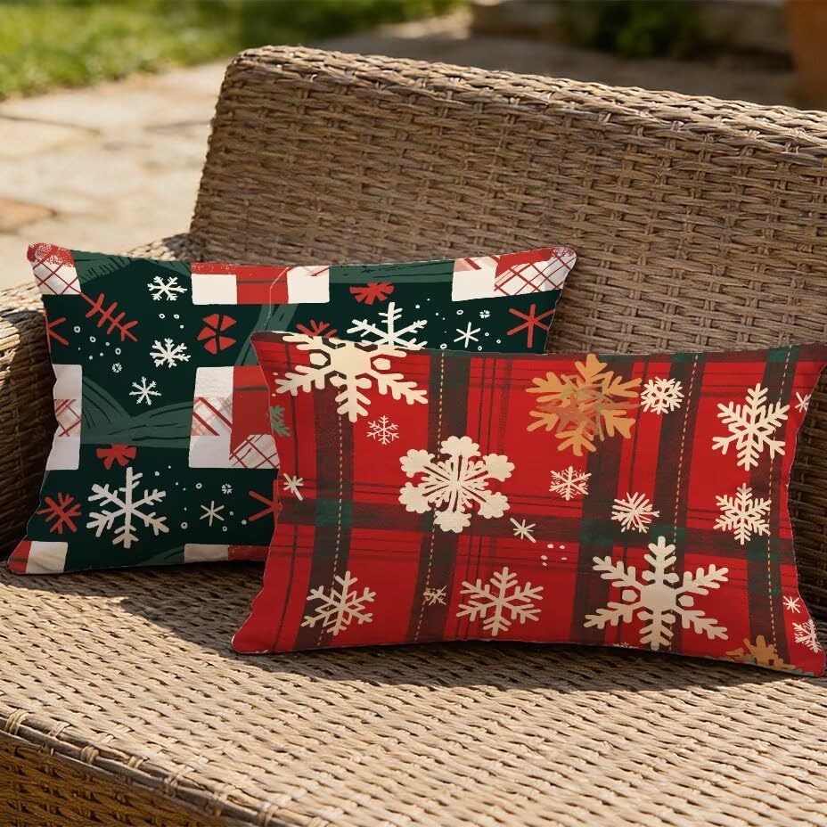 Housses de coussin de jardin 40x80 anti-décoloration et étanches pour extérieur