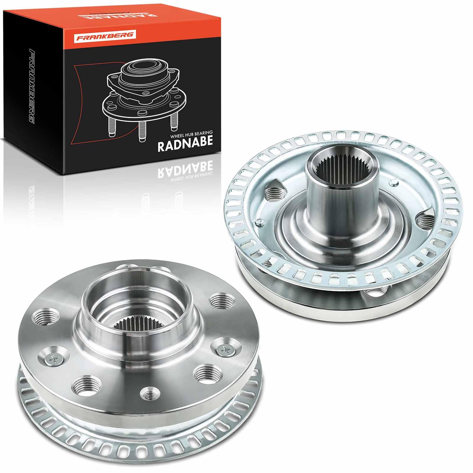 Frankberg 2x Kits de roulements de roue Essieu Avant Essieu Arrière Compatibles avec Golf IV 1J1 1.4L-3.2L 1997-2005 B.o.r.a 1J2 1.4L-2.3L 1998-2013 New Beetle 9C1 1C1 Remplacer# 1J0407613B