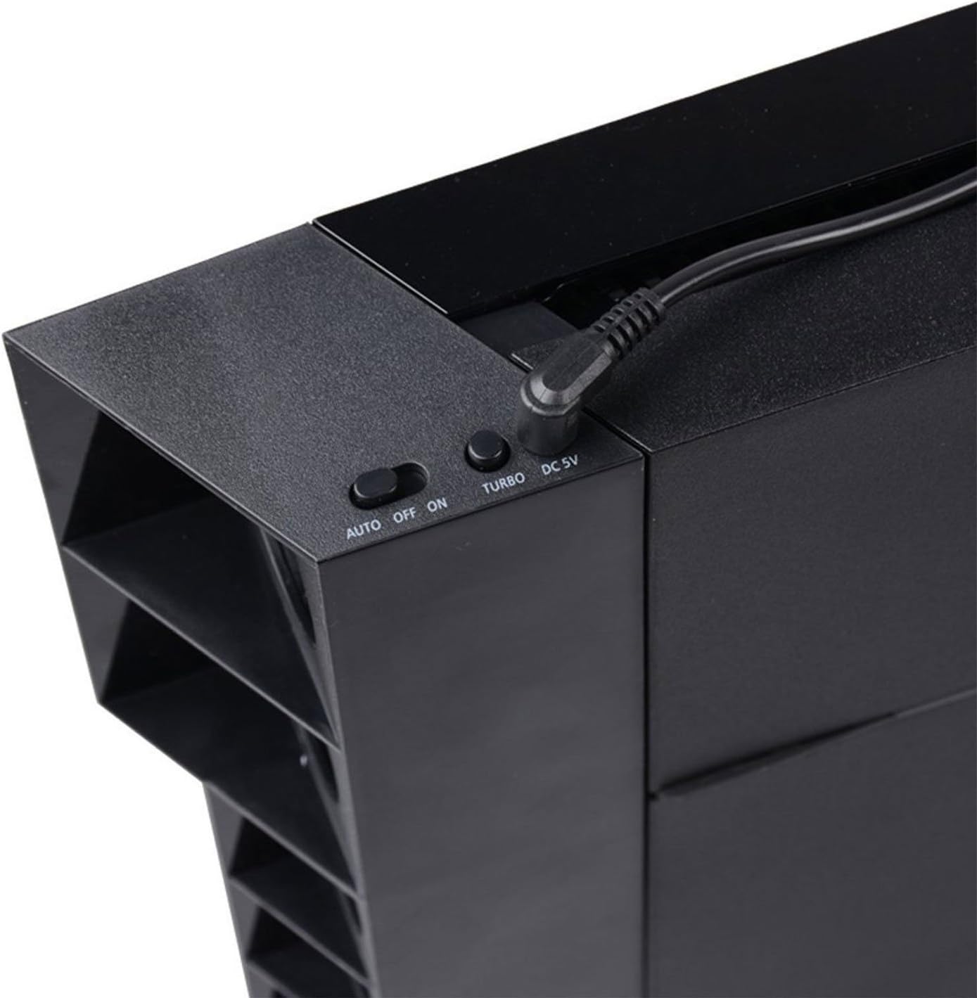 WINGONEER Super Cooler Cooling Fan for PS4 - Black